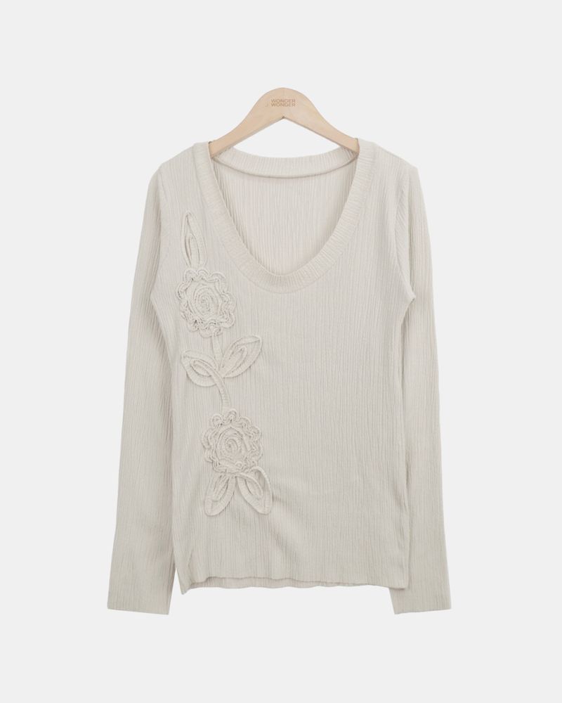 Liam Flower Long-Sleeve T-Shirt