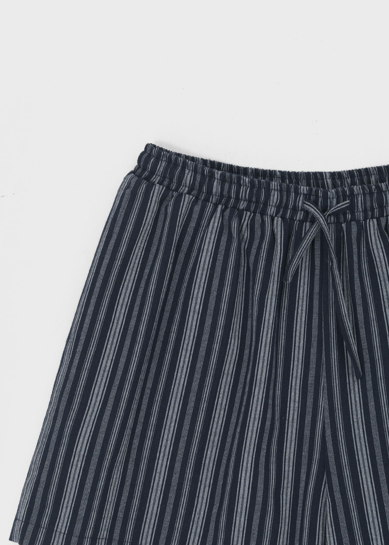 [MADE] Polyp Linen Stripe Banding Shorts