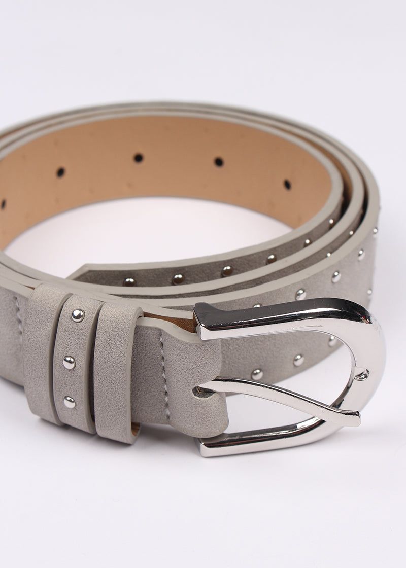 SUEDE STUD BELT