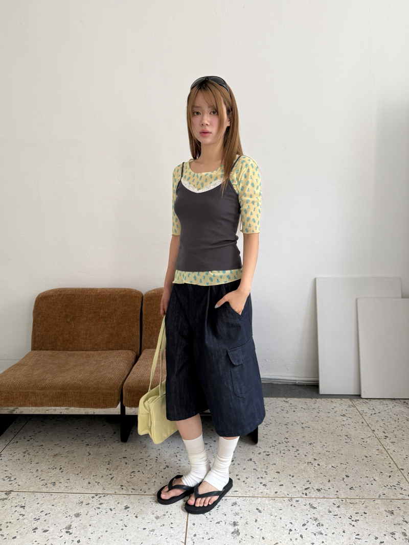 flower mesh T