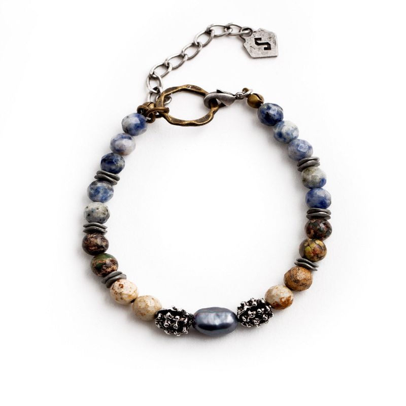 SVB-214 ASTRO Jinjin Worn Freshwater Pearl Gemstone Bracelet Couple Bracelet