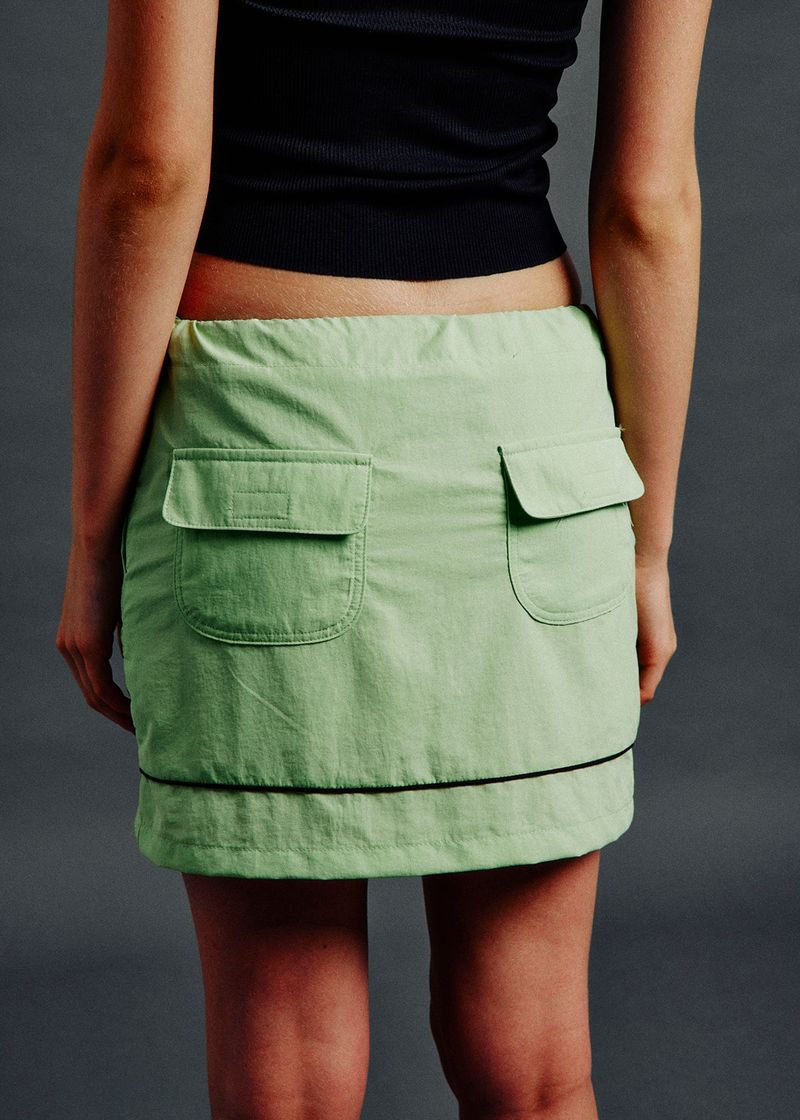  NYLON SKIRT MINT
