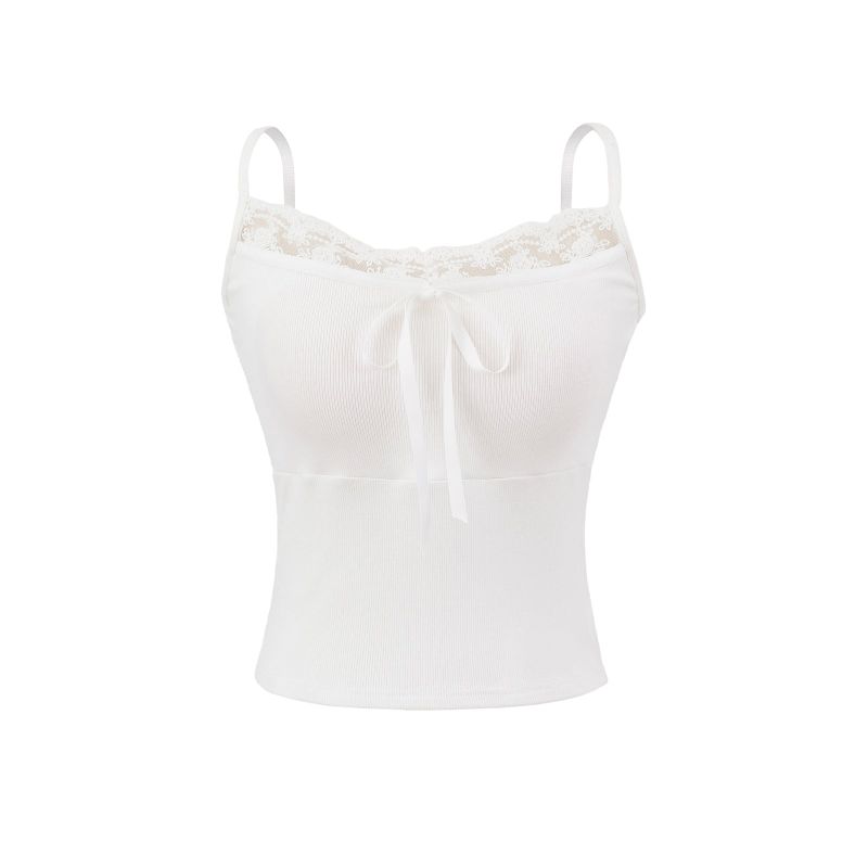 Elva Lace Ribbon Cami Top