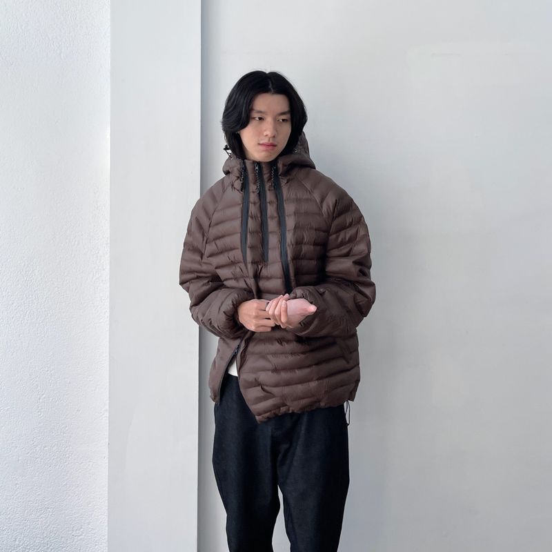 Layered Zip Down Jacket