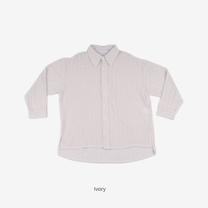 (Unisex) Sor Mesh Knit Shirt
