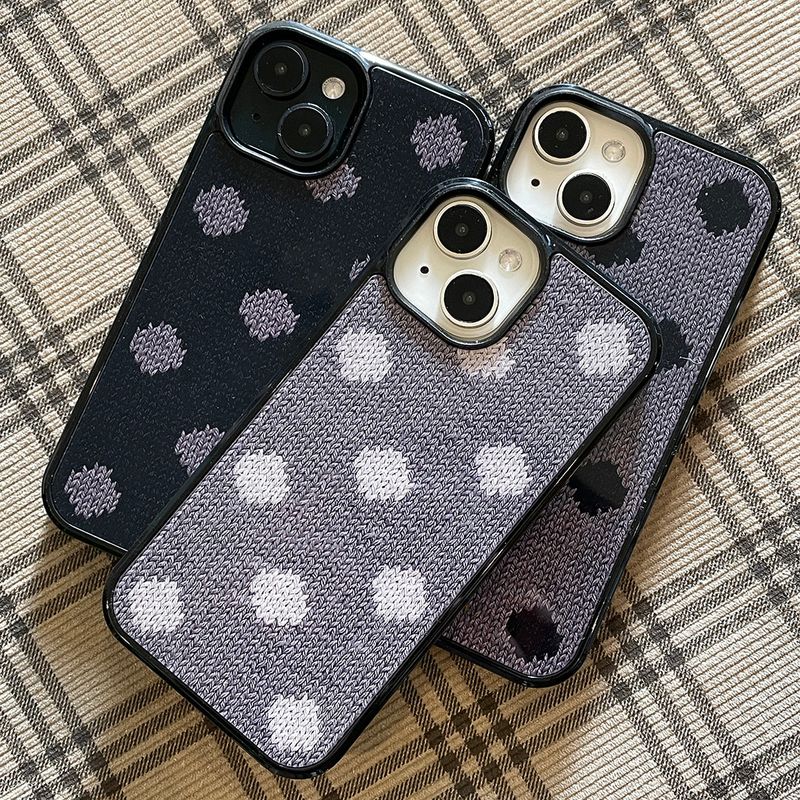 DOT GLASS BUMPER CASE_ GRAY & GRAY