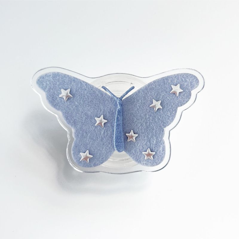 soften（ソプン）の「[phone grip]  dreamy wings (blue)（Smartphone Accessories）」
