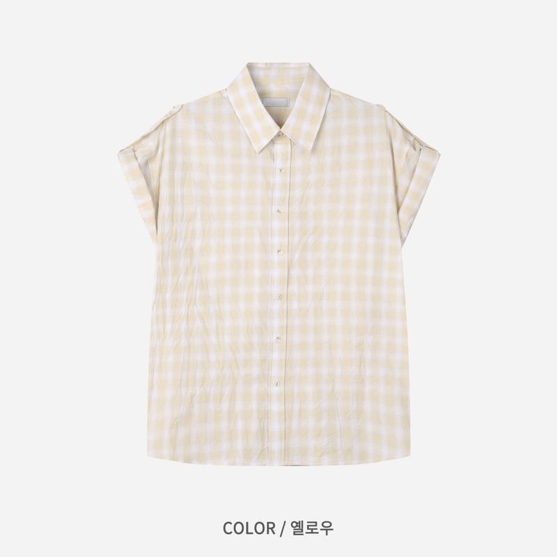 Asa Checked Half Shirt