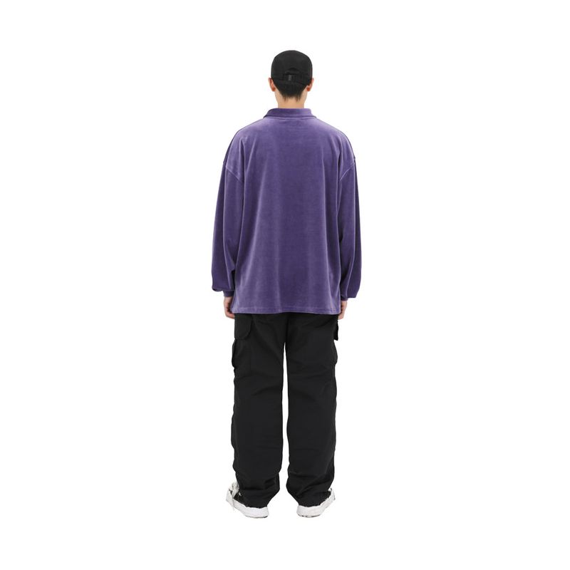 VELVET OPEN RUGBY SHIRTS PURPLE