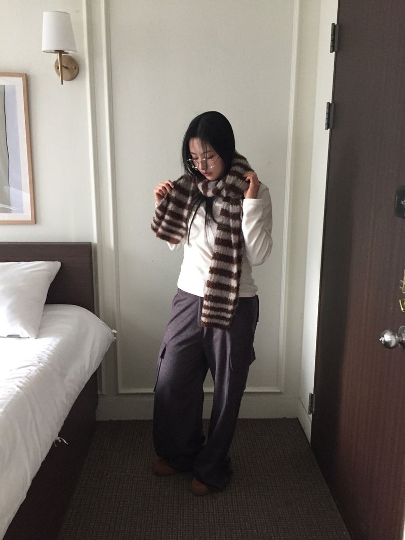 Popsicle Stripe Muffler (2color)