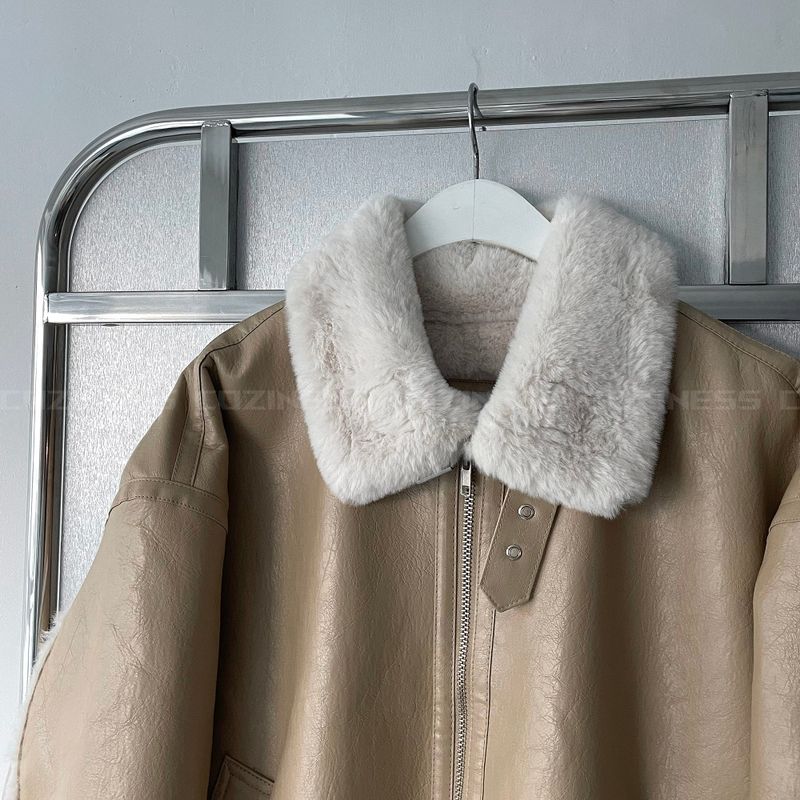 ECT bold Oversized fit suede jacket (3 colors)