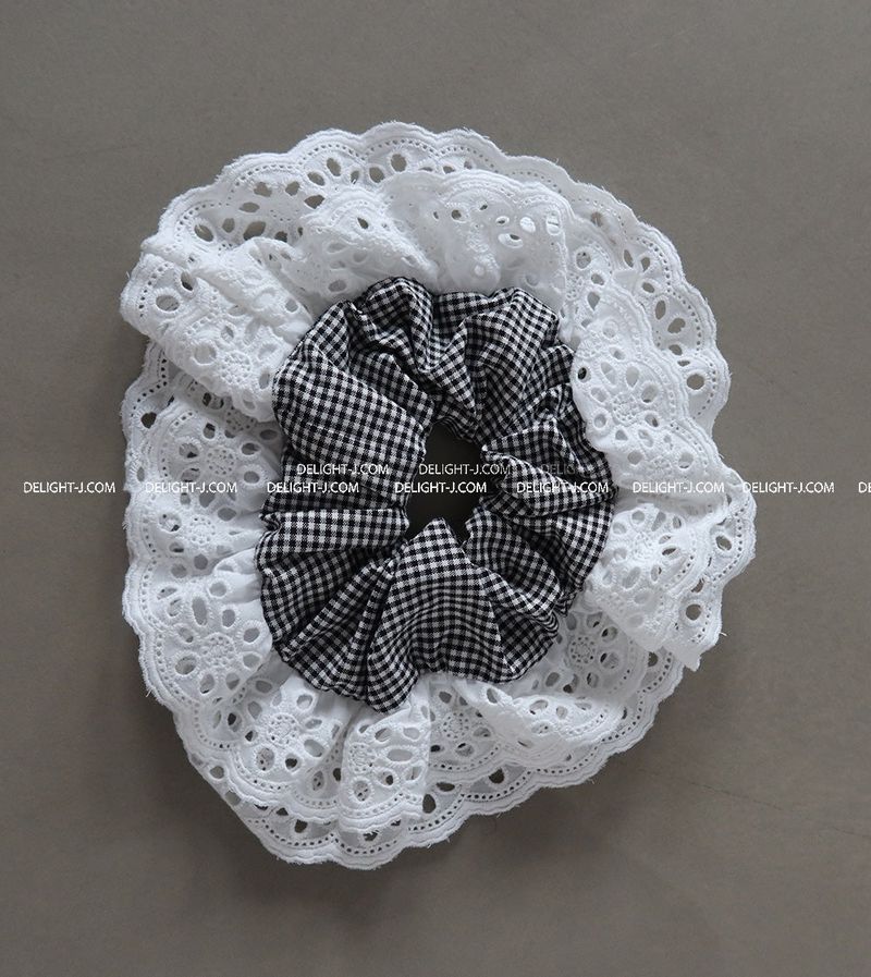 Coloring Gobang Checkered Lace Tripe Shushu Scrunch