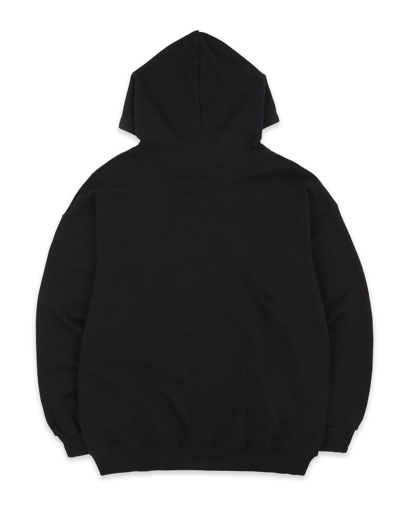 Basic_Logo Hooded Sweatshirt BLACK