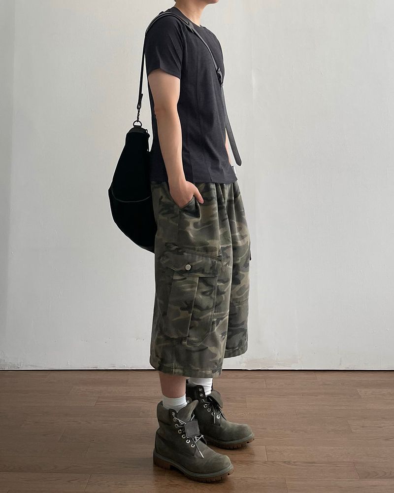 Drill Camo Bermuda Pants