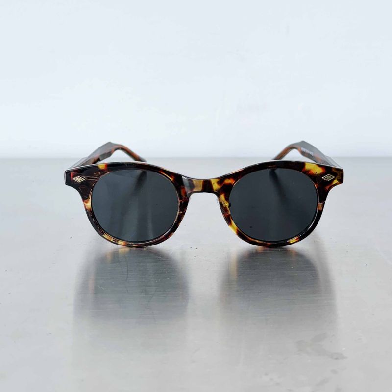 Amber Tortoise Round Sunglasses