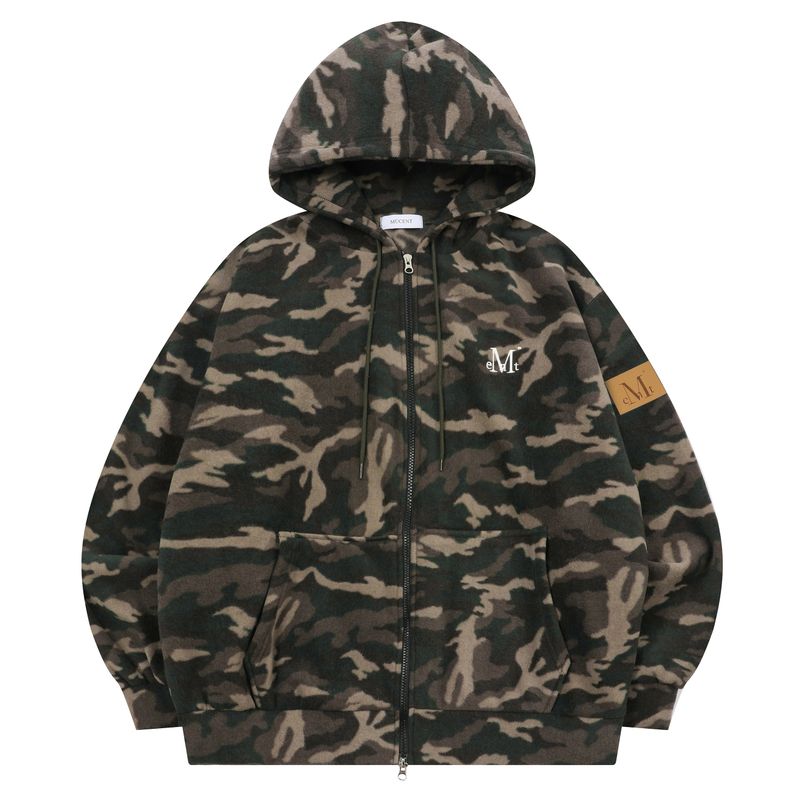 MUCENT（ムセント）の「ジヌカモフリース2WAYフードジップアップ (UNISEX)（ジャケット/アウター）」