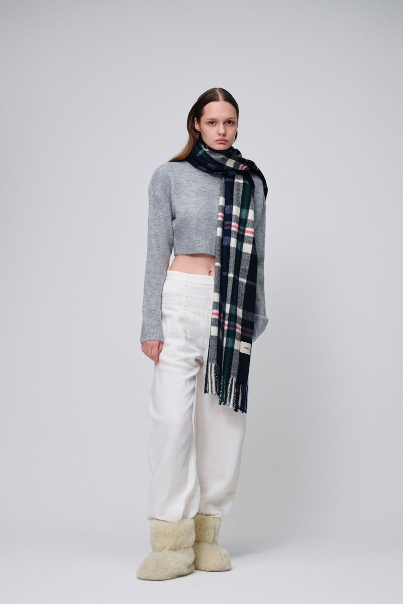 CALVI muffler_navy