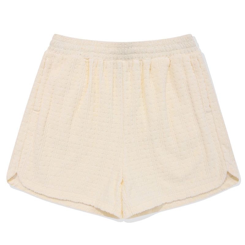BANDING TERRY SHORT PANTS [IVORY]