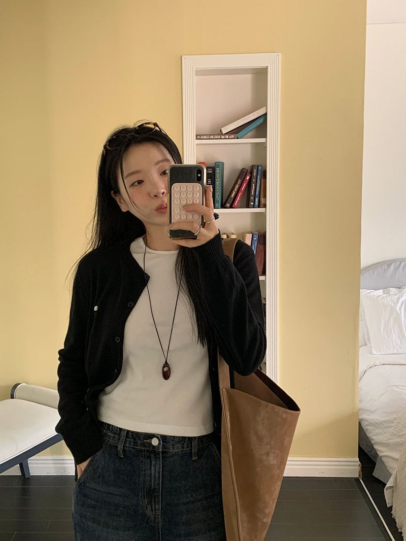 [MADE] MIETTE CASHMERE ROUND CARDIGAN