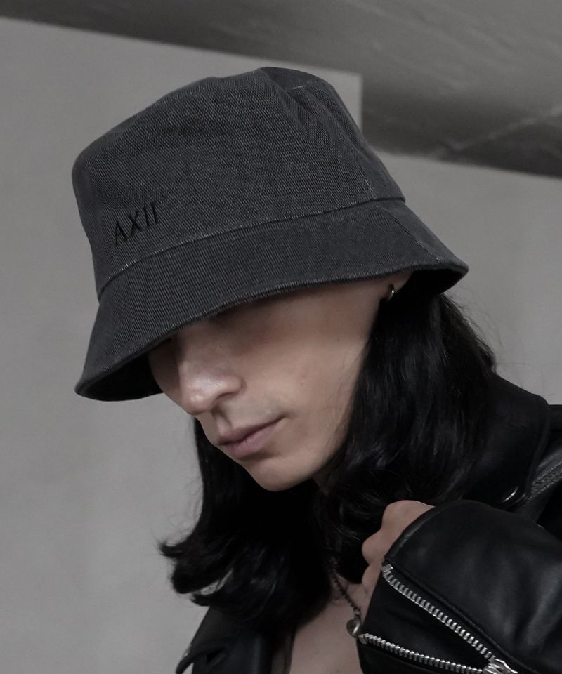 [SVR]HYPER OVER SIZE BACK STRING BUCKET HAT_WHASHING BLACK_AXII