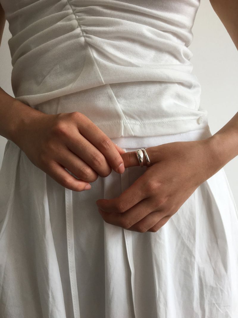 DUGGY（ダギー）の「Silver Bold Open Ring (1color)（Accessories）」