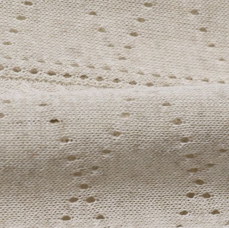 Ropi Punched Linen Knit Cardigan