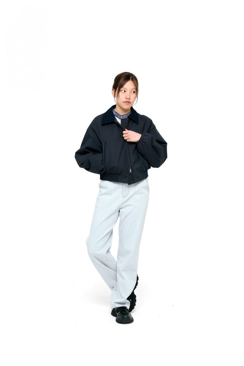 COLLAR POINT BLUSON JACKET _ 2 COLOR (LEBSSJP5070)