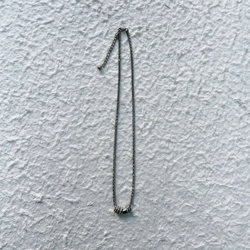 Mist Silver Core Necklace