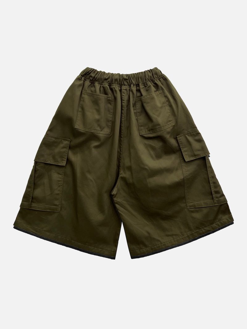 Dumbo Cargo Cotton Bermuda Pants 5C
