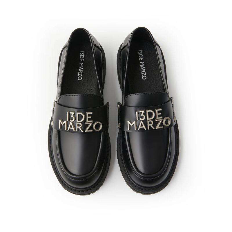 13DE MARZO Bear logo Loafers