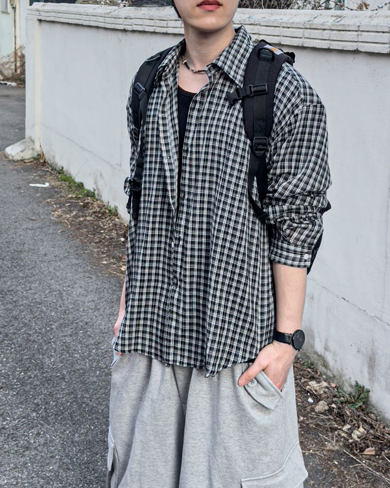 Focus Seersucker Check Shirt