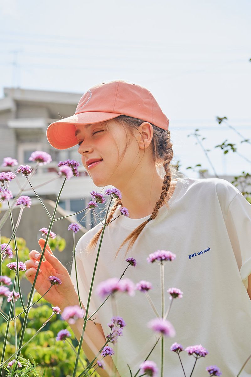 ROUND LOGO OVERSIZED T-SHIRTS_2COLORS