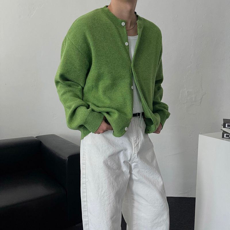 COZINESS（コジネス）の「Grass Dublin Round Cardigan (6 colors)（Jackets/Outerwear）」