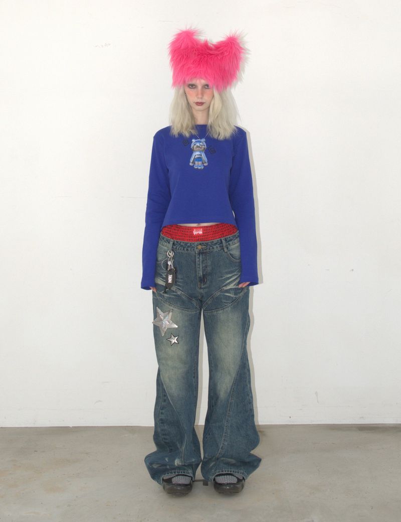 Kater Moji Long Sleeve BLUE