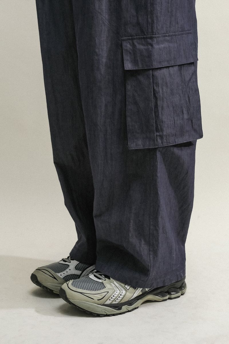 UTIL POCKET PANTS - WASHED NAVY