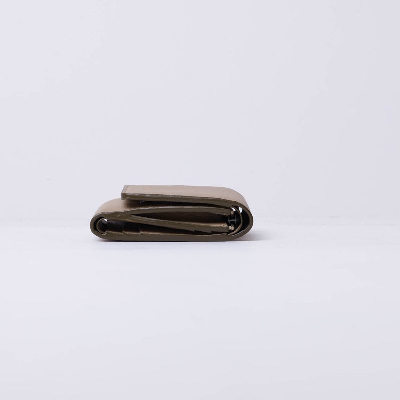 Cactus leather tri-fold wallet