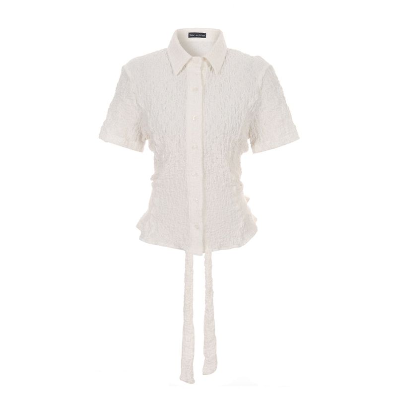 Wsc archive（ダブリューエスシーアーカイブ）の「Volume rope shirt 002（Tops）」