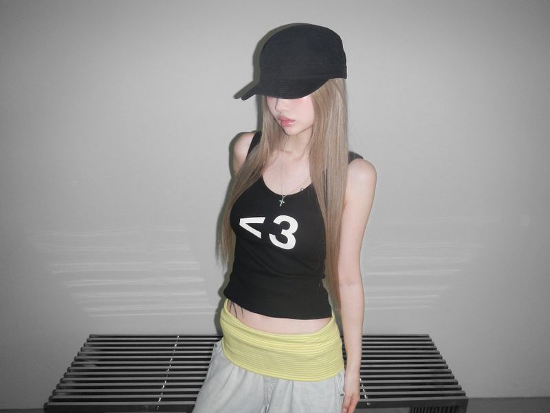 summer banding denim pt(2 color)