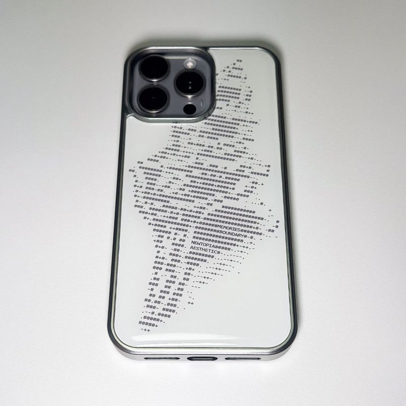 NTA Conchgeist_ASCII CORE_006 Phone Case (SV_White)