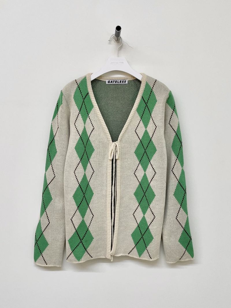 ARGYLE CARDIGAN