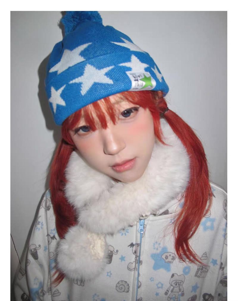 loveplayshop(ラブプレイショップ)の「イスケープパークLoveplayshop 25AWラージヘッドバンドアトモスフィアハットニッテッドキャップ(帽子)」