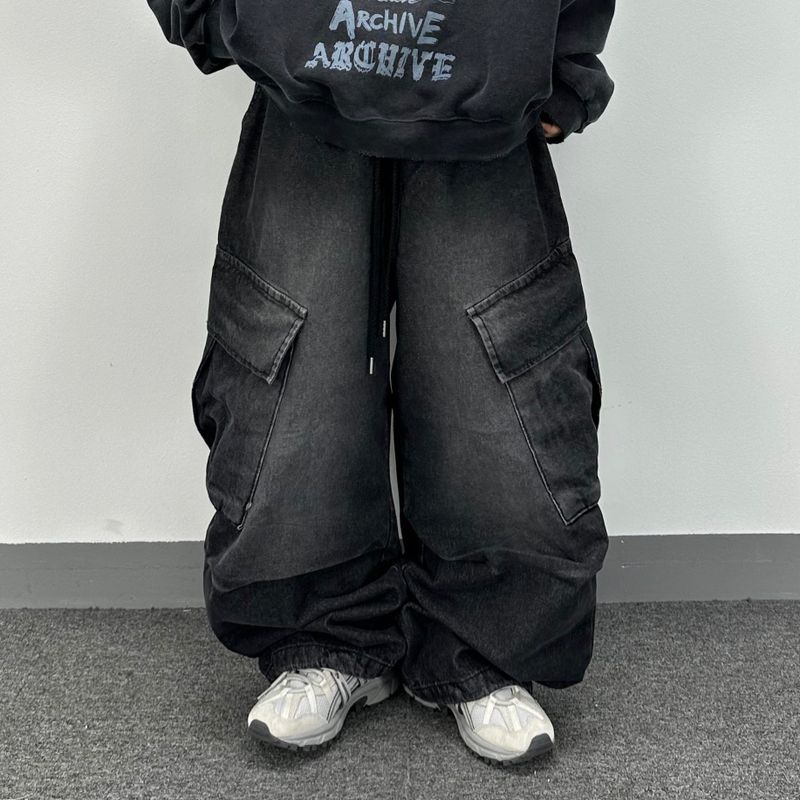 PEARCLAN(ペアクラン)の「denim oblique cargo pants(Pants)」