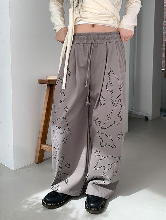 BIRD TUCK BANDING SLACKS (2C)