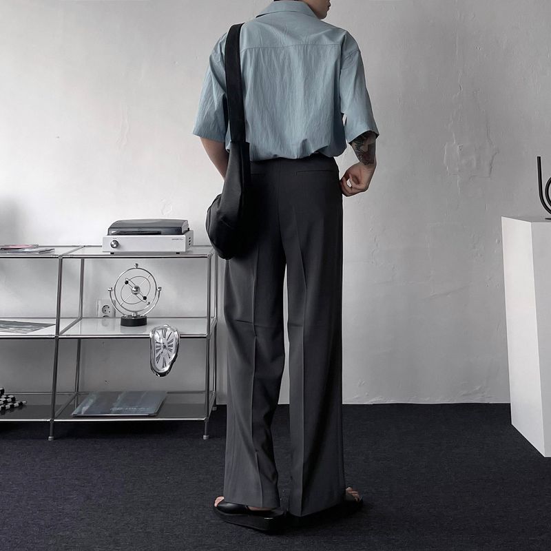 RG reverse two-tuck volume slacks (4 colors)