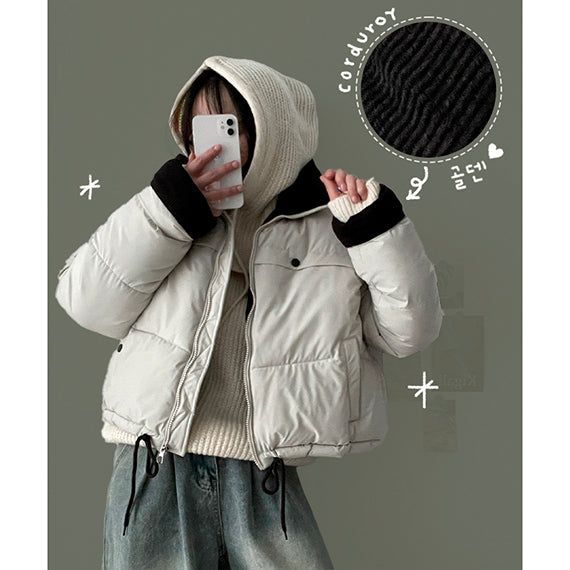 hijjoo（ハイチュー）の「Gents String Corduroy Color Padded Jumper（Jackets/Outerwear）」