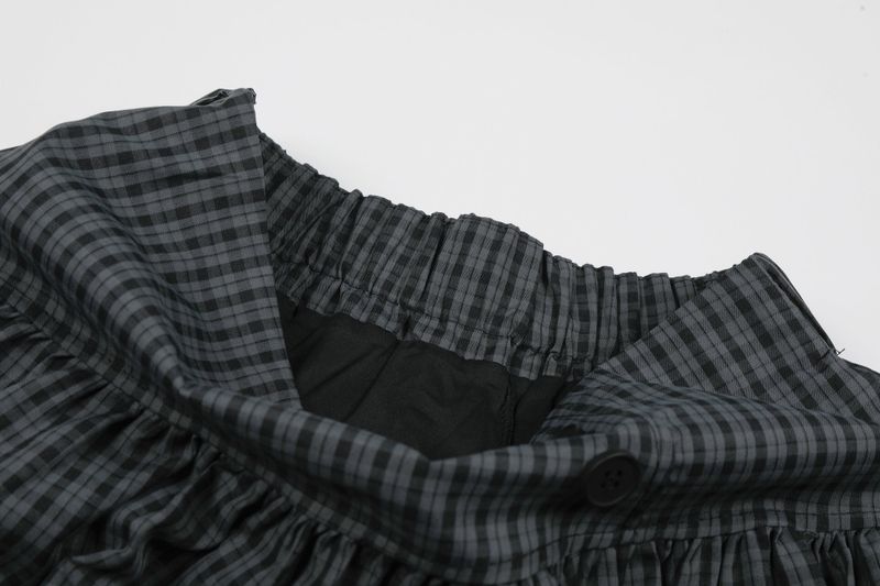 Aria Button Pleated Skirt