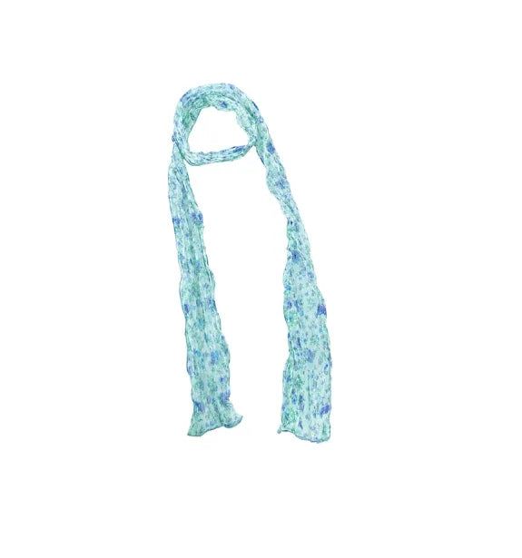 Mori Flower Wrinkle Scarf