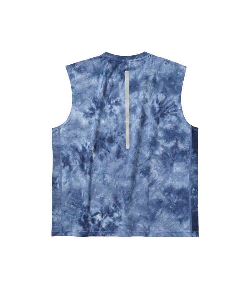 Sorona Marble Singlet (Dark Blue)