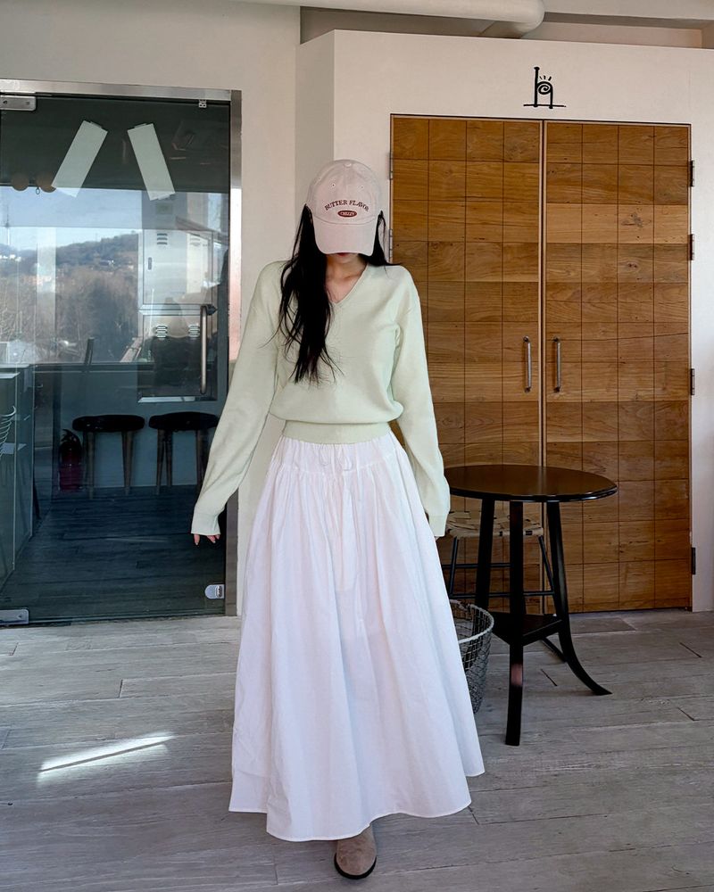 Belbon long skirt