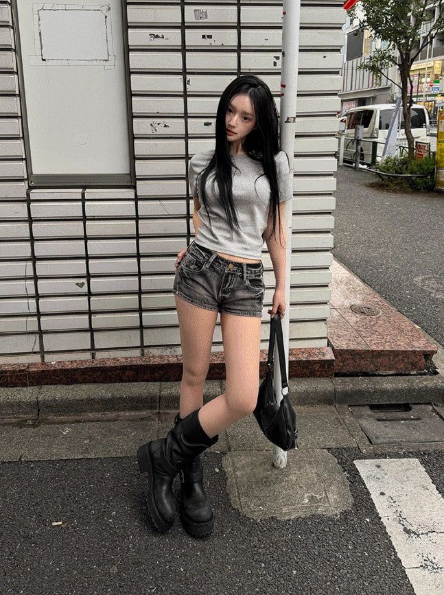 26SS★ TOKYO Crop Basic Tee